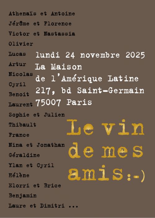 Le Vin de mes amis Paris